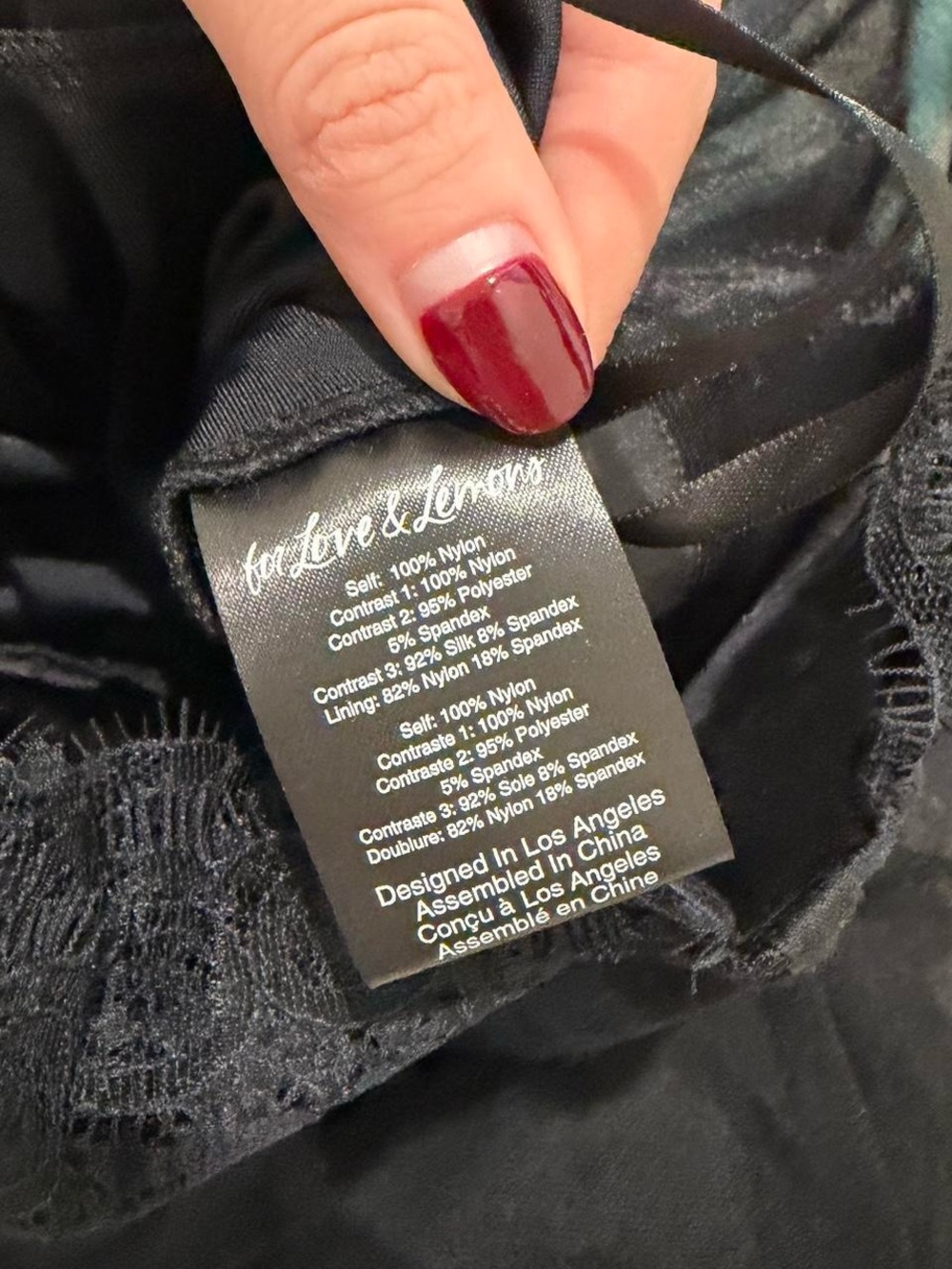 REVOLVE Black Bustier High-Low Tulle & Lace Skirt - Picture 6 of 6